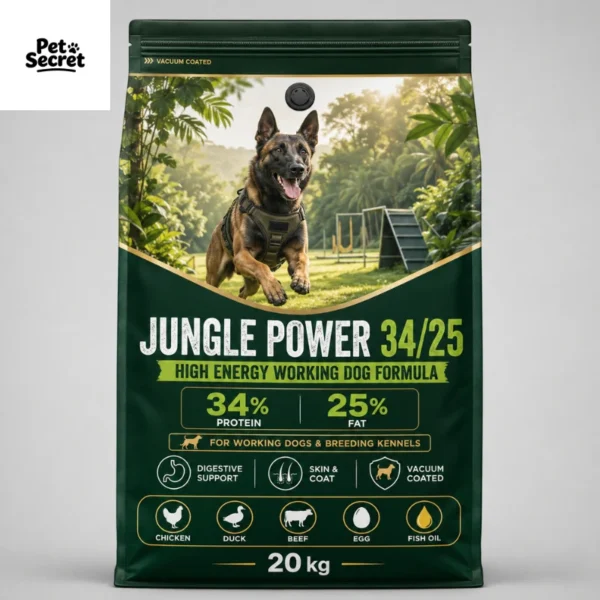 Jungle Power 34/25 high energy working dog food 20kg OEM formula